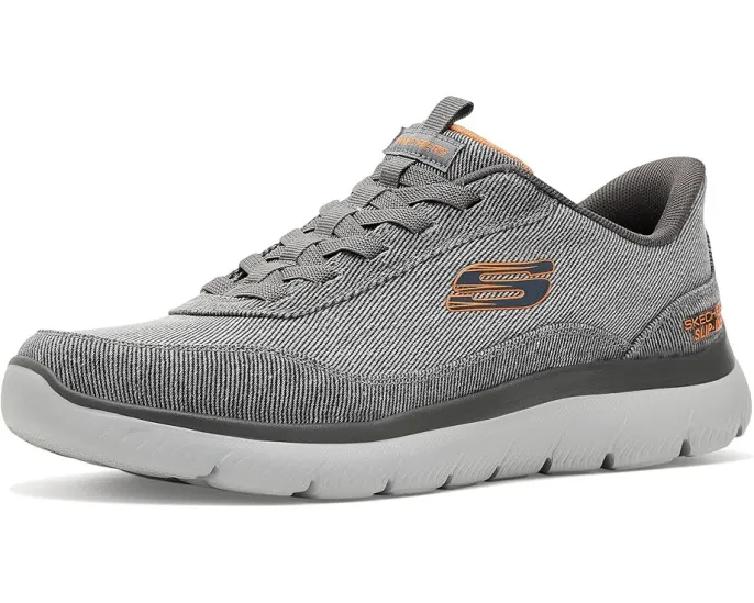 Слипоны SKECHERS Summits Canvas Hands Free из хлопка