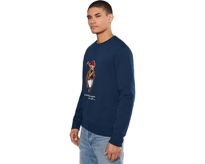 Свитшот Polo Ralph Lauren Polo Bear Fleece с принтом медведя и длинными рукавами