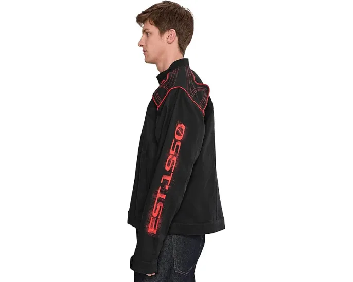 Куртка Formula 1 Lifestyle Racing с регулируемыми манжетами и стойкой