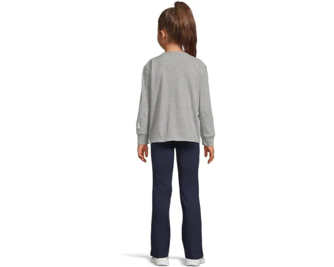 Детский комплект adidas с графической футболкой и расклешенными брюками