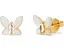 Мини-серьги Kate Spade New York Social Butterfly с бабочкой и цирконием
