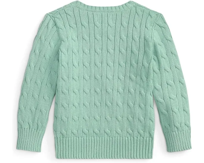 Детский свитер Polo Ralph Lauren Kids с жаккардовым узором и вышитым пони