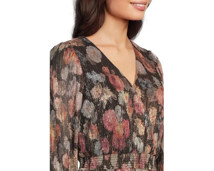 Платье миди Vince Camuto с рюшами