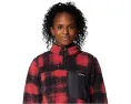Куртка Columbia West Bend 1/4 Zip II с воротником стойкой и клетчатым принтом