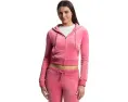Толстовка Juicy Couture Solid Classic с капюшоном и стразовым логотипом