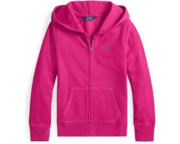 Детская флисовая худи Polo Ralph Lauren с капюшоном на молнии и вышитым логотипом
