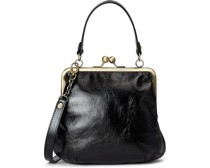 Кожаная сумка кроссбоди HOBO Alba с застежкой-кисслок