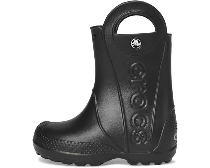 Резиновые сапоги Crocs Handle It для малышей с ручками и светоотражающим логотипом