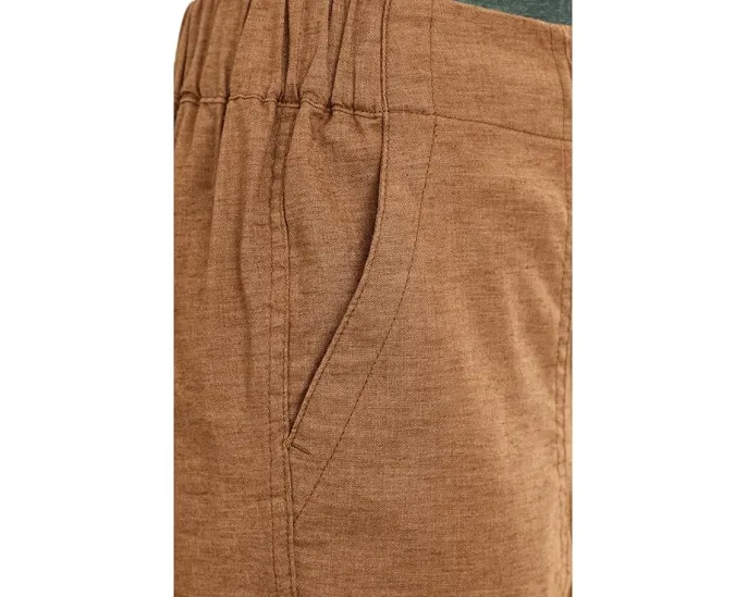 Капри Royal Robbins Hempline из смесовой ткани с коноплей и запахом по низу
