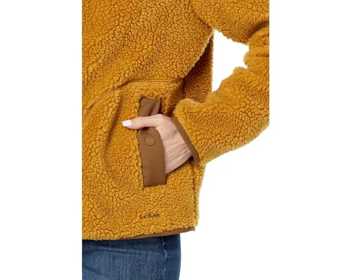 Теплая куртка Bean's Sherpa Fleece с логотипом L.L.Bean