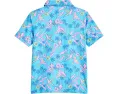 Polo The Flock Party Chubbies Kids с цветочным принтом и птицами