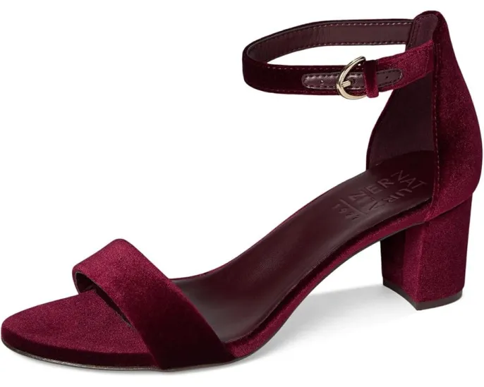 Босоножки Vera Dress на каблуке с регулируемой застежкой и миндалевидным носком