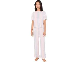 HONEYDEW пижамный комплект из футболки и широких брюк с манжетами