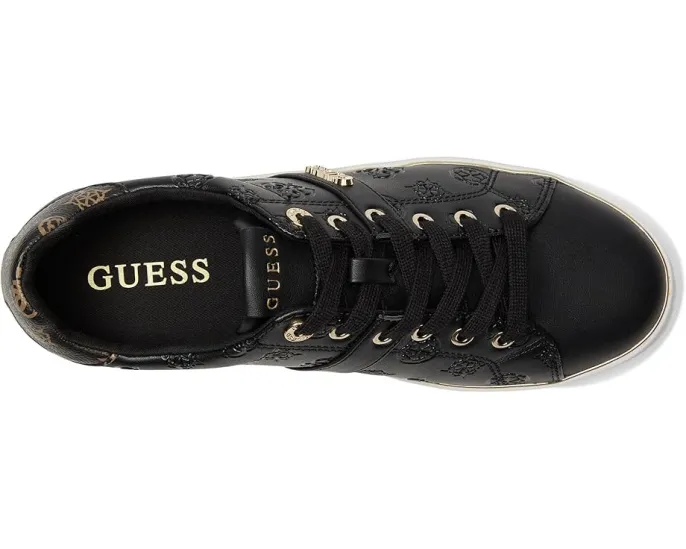 Кроссовки GUESS Britz с логотипом и металлической деталью на подошве