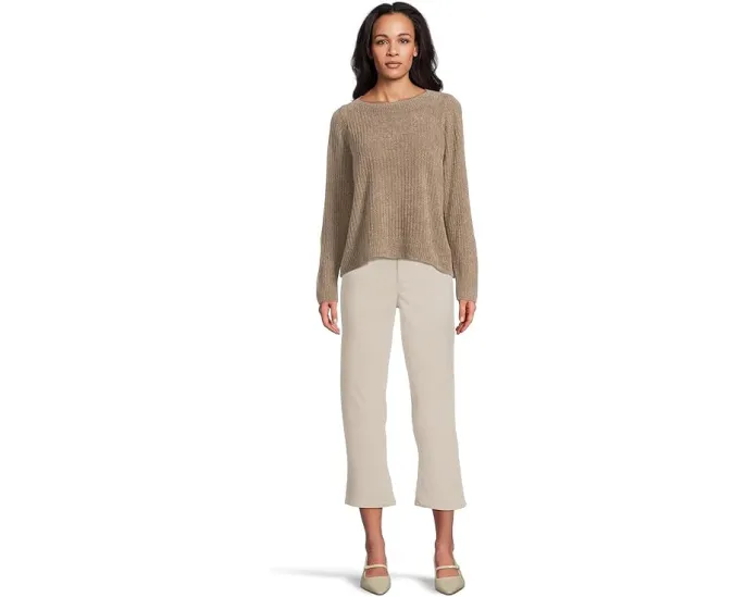 Свитер Petite Chenille Blend от Eileen Fisher с квадратными проймами