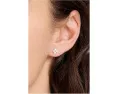 Серьги-гвоздики Fine Jewelry Flower с бриллиантами из стерлингового серебра