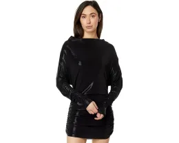 Мини-платье Norma Kamali All In One с присборенным низом и рукавами долман