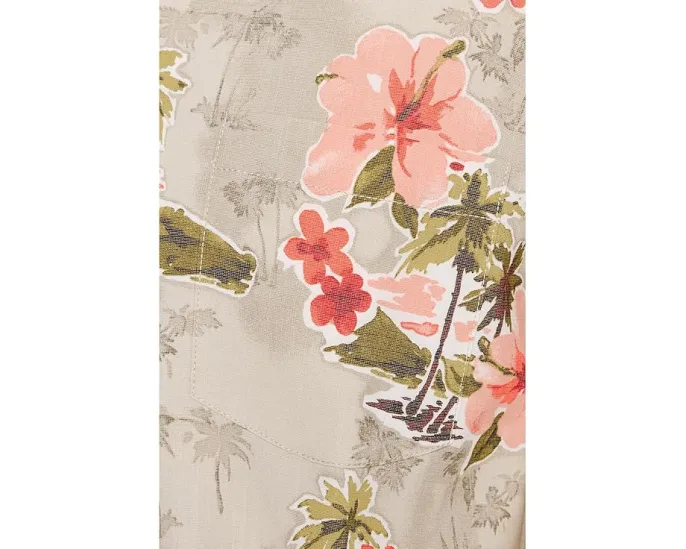 Рубашка Tommy Bahama Coastal Ease Palm & Petals с технологией ISLANDZONE