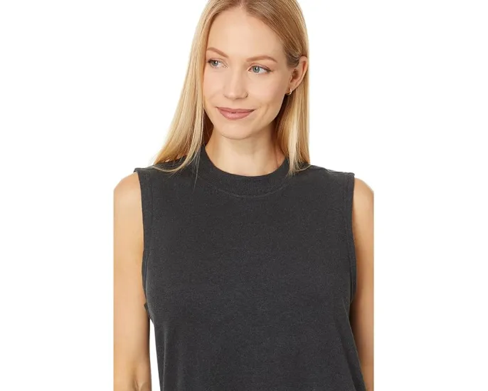 Топ PACT Airplane с высоким воротником и двойным трикотажем из органического хлопка