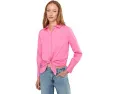 Рубашка Lilly Pulitzer The Tie Lilly с длинными рукавами и завязкой спереди