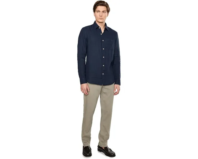 Брюки Faherty Stretch Terry с пятью карманами из мягкого хлопка