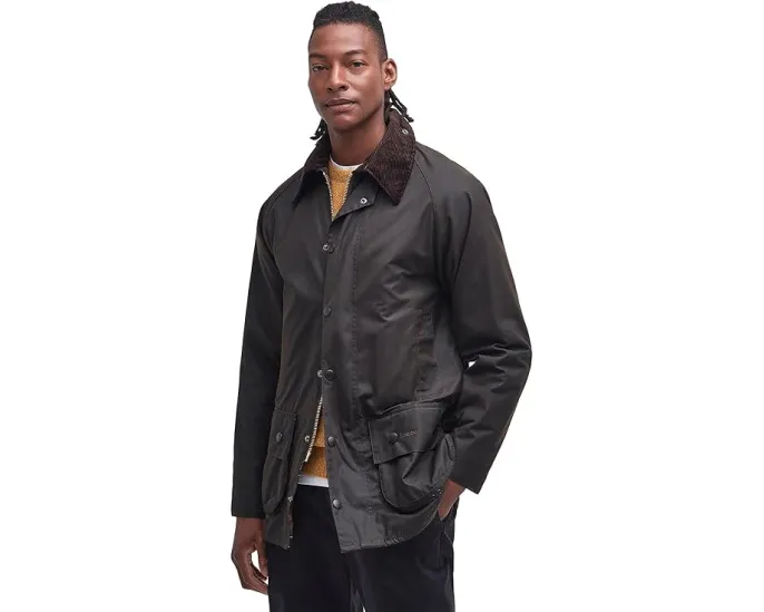 Классическая вощеная куртка Barbour Classic Beaufort Wax Jacket с отстегивающимся капюшоном