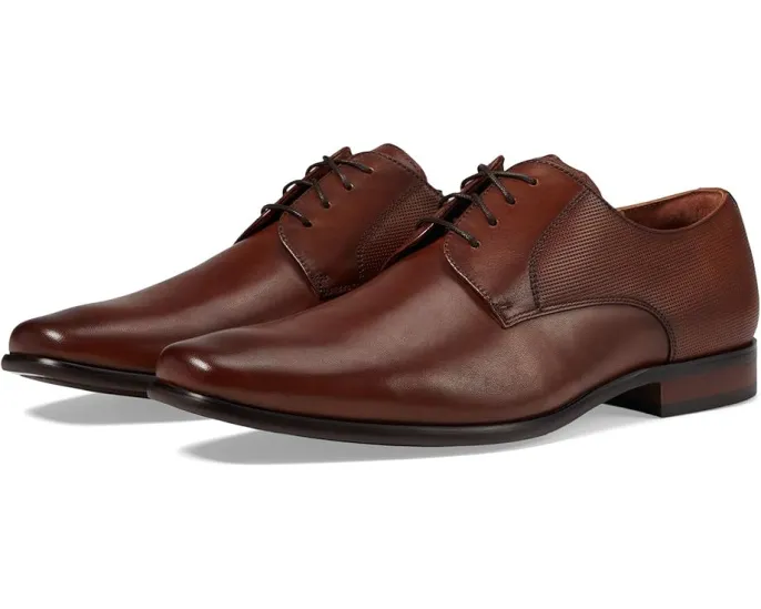 Туфли Florsheim Постино Plain Toe Oxford с квадратным носком из гладкой и перфорированной кожи
