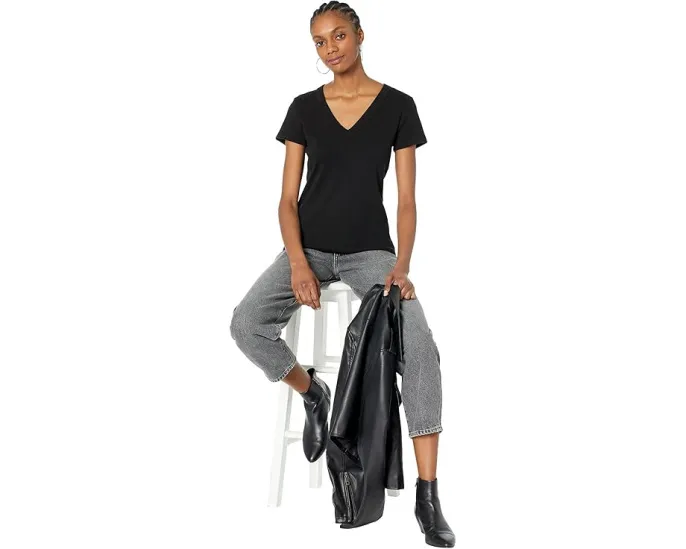 Футболка Michael Stars Nikki с V-образным вырезом из хлопка