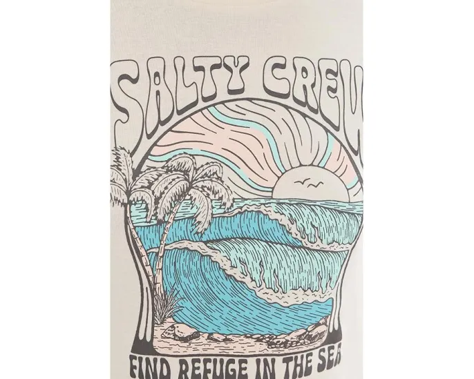 Футболка Keyhole Baby с круглой горловиной и ребристым краем Salty Crew