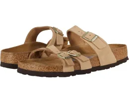 Birkenstock Franca Soft Footbed сандалии из нубука с мягкой стелькой