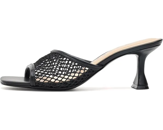 Сандалии Kebba на каблуке с сетчатыми ремешками и расклешенным каблуком GUESS