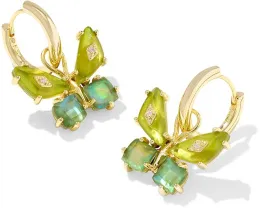 Серьги-конго Bianca Butterfly от Kendra Scott со съемными подвесками-бабочками
