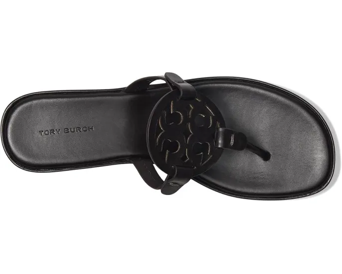 Босоножки Tory Burch Miller Wedge 25Mm на платформе с кожаным верхом