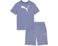 Puma Детский комплект из футболки Big Cat и флисовых шорт