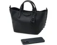 Сумка тоут Rebecca Minkoff Riley SM из соломки на цепочке