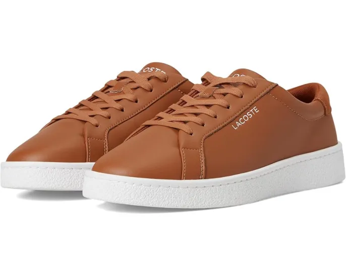 Кроссовки Lacoste Courtderby из премиальной кожи с круглым носком
