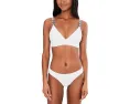 Купальник BECCA Modern Edge Halter с высоким воротом и съемными чашками