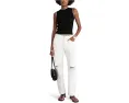 Топ Madewell Femme Peplum с баской и контрастной строчкой