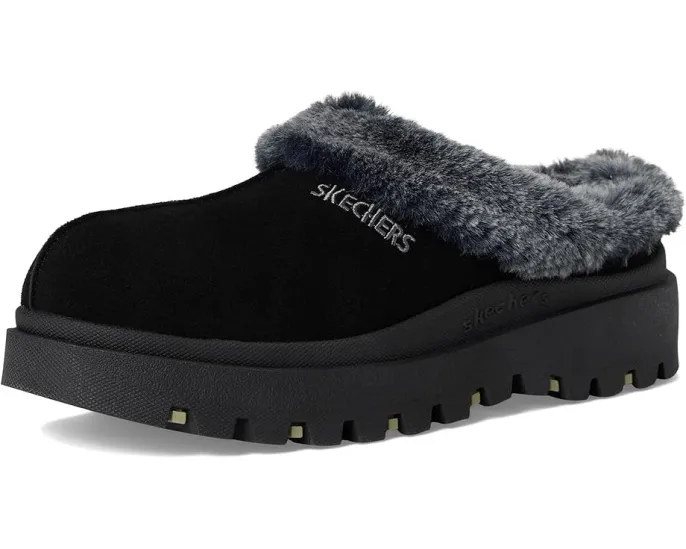Клоги SKECHERS Shindigs Fortress с искусственным мехом и платформой