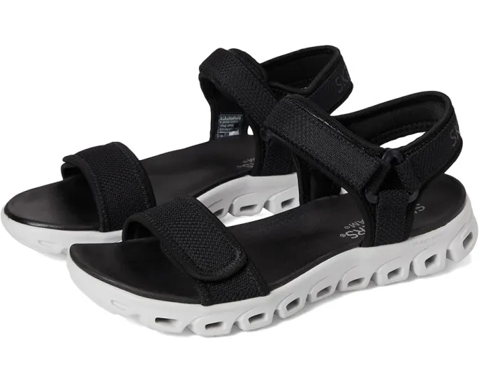 Сандалии Skechers Glide Step New Flow с геометрической подошвой и стелькой Yoga Foam