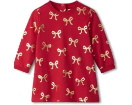 Платье Hatley Kids с фольгированным принтом и застежкой на кнопки сзади