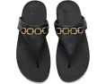 Сандалии FitFlop Lulu с квадратным носком и цепочкой из кожи
