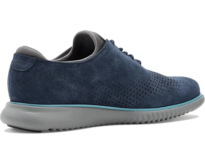 Оксфорды 2.Zerogrand Casual Leather Laser Wing Tip на легкой подошве