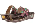 Сандалии L'Artiste by Spring Step Santorini с декоративными камнями и ручной росписью