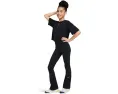 Леггинсы Nike One Dri-FIT Flared для девочек черные