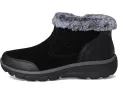 SKECHERS Easy Going ботинки без шнуровки с стеганым голенищем и искусственным мехом