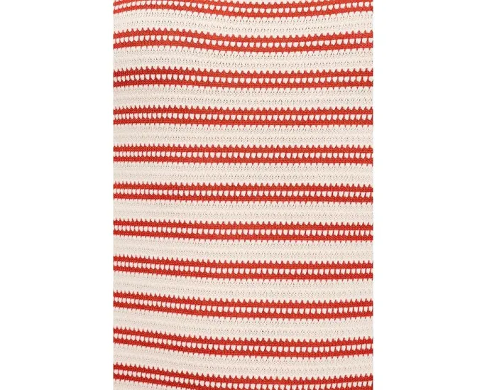 Платье миди Madewell Bloom Texture Tank с полоской