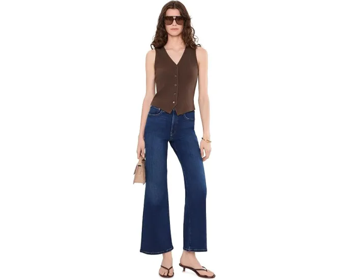 Madewell Knit Vest трикотажный жилет на пуговицах из хлопка