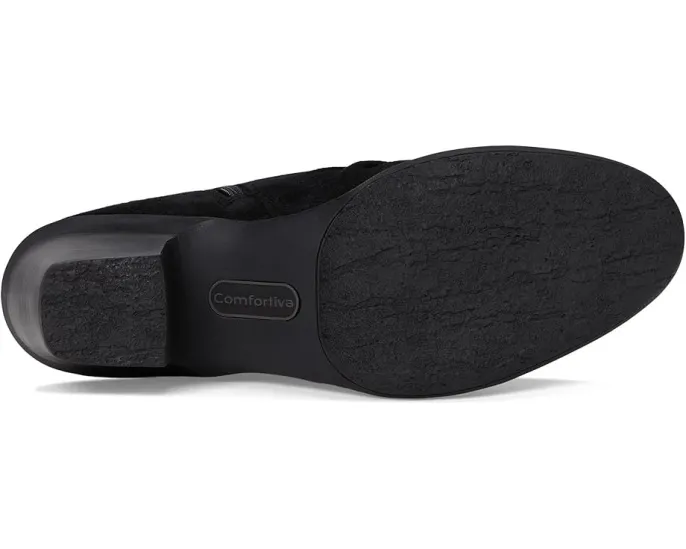 Ботильоны Comfortiva Brandy на устойчивом каблуке с водонепроницаемым верхом из замши