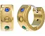 Серьги-пусеты Kate Spade New York Set In Stone Chunky Huggies с кубическим цирконием и застежкой в виде лопатки